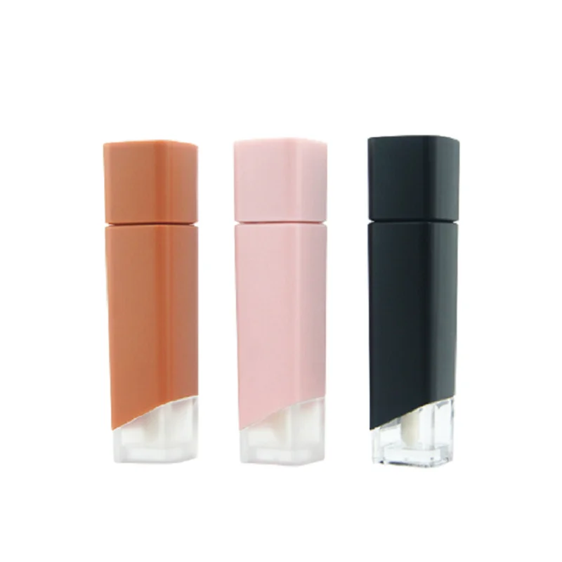 

30pcs 50Pcs Lip Gloss Tube Empty Cosmetic Container Black Pink Plastic Refillable Bottle 5ml Lip Glaze Packaging Lipgloss Tubes