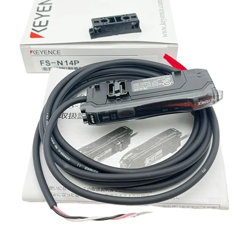 FS-N14P Новый оригинальный цифровой оптоволоконный усилитель кабельного типа KEYENCE PNP, в наличии, добро пожаловать на запрос.