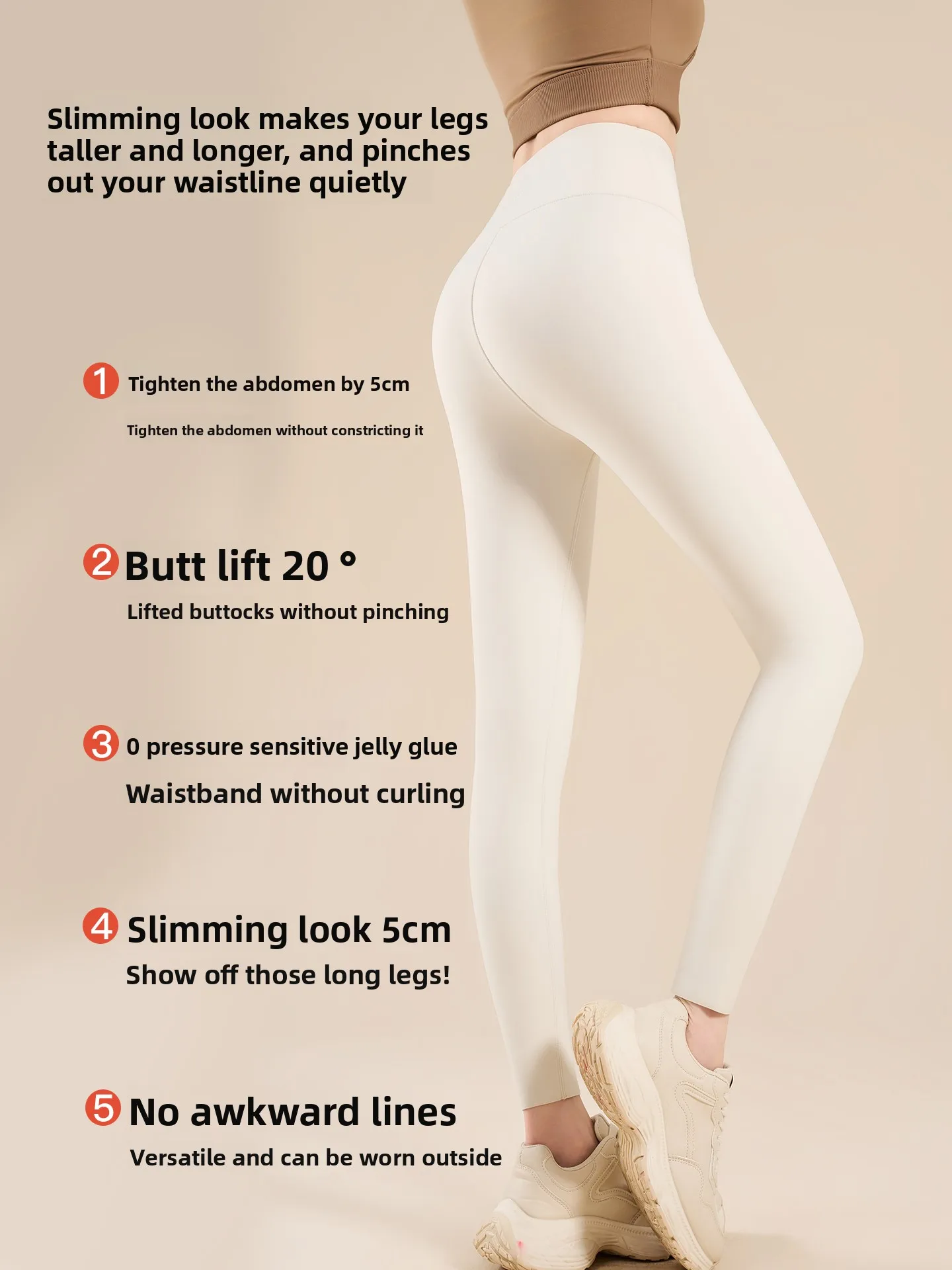 Pantalones de piel de arca para mujer, mallas cálidas con Control de barriga, cintura alta, con forro de Fce, para Yoga, Fitn, otoño e invierno