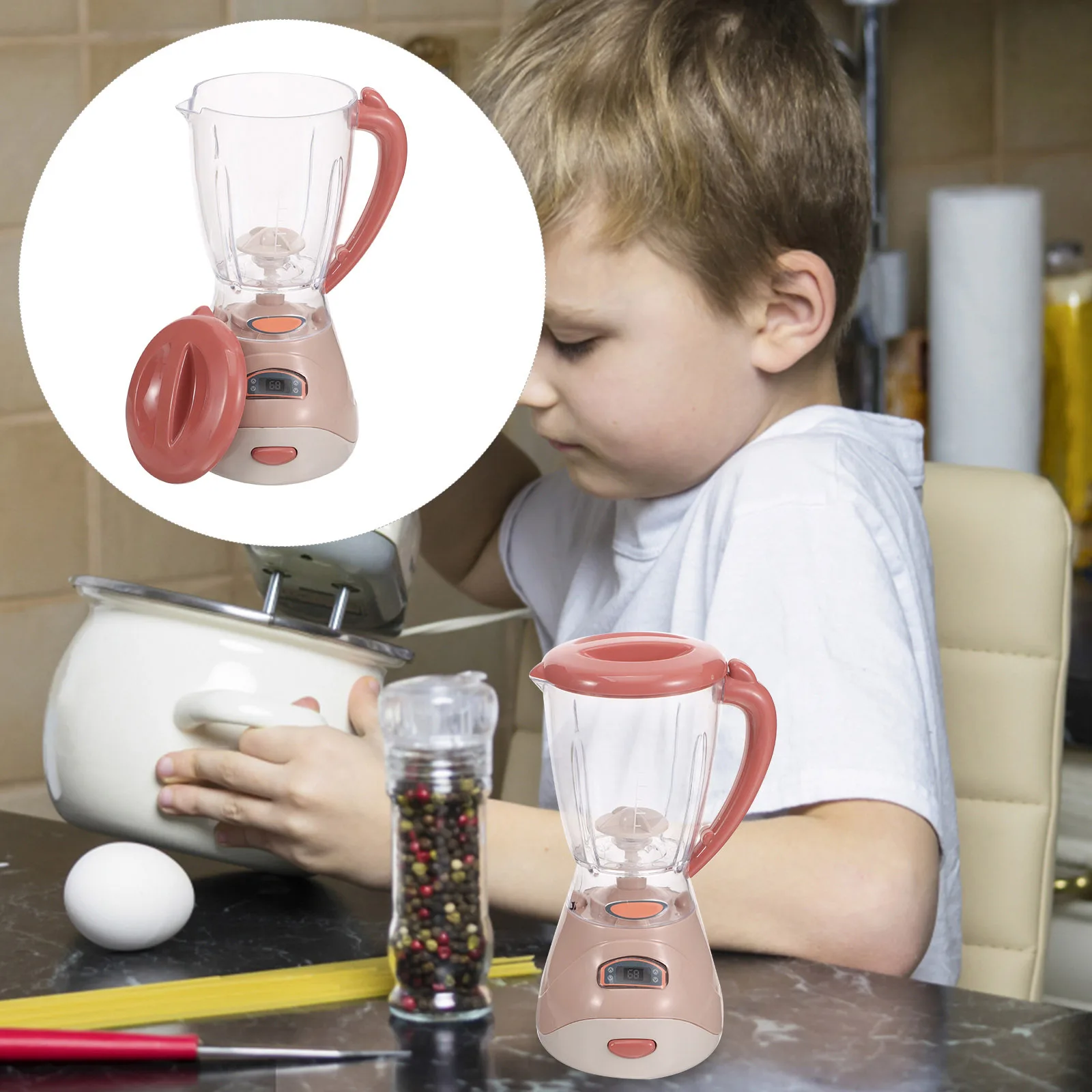 مجموعة واحدة من مستخرج العصير للأطفال، أجهزة المطبخ، محاكاة تعليمية للتظاهر، ملحقات المطبخ لإبداع عين اليد #6