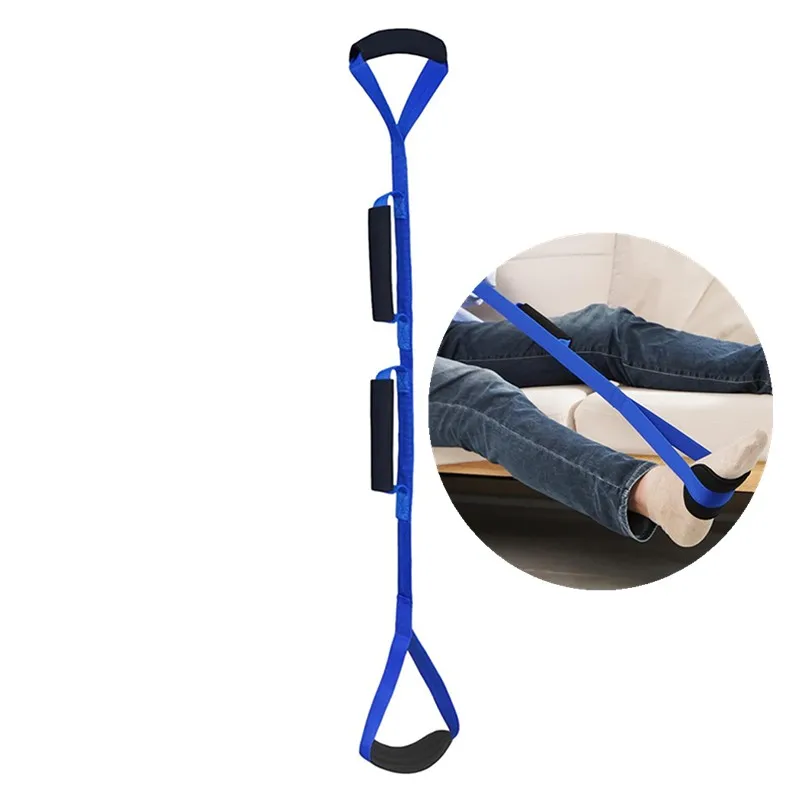 1pc Health Care Leg Lifting Belt Elder Disabled Accessory Nylon Stretching Band Flexibility Stretching Band Rehabilitation Care