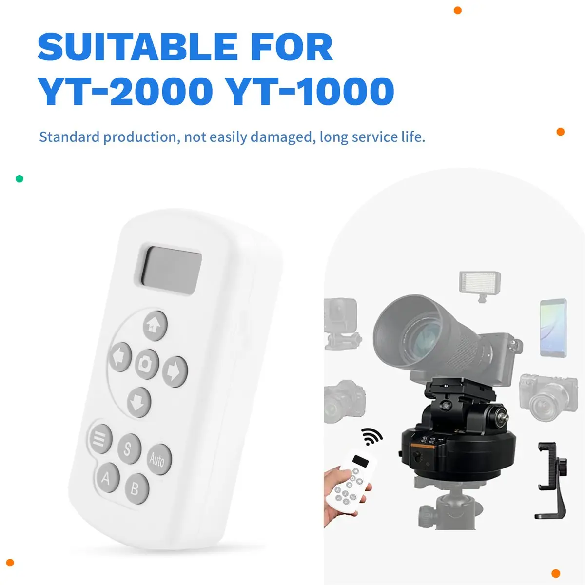 ZIFON YT-2000 YT-1000 YT-1500PRO 스태빌라이저 컨트롤러용 2.4G 무선 리모컨 구매 가능, 장거리 안정적인 신호