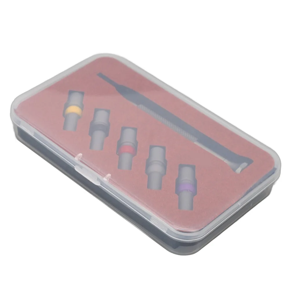 Steel Thick Handle Watch Screwdriver Set Multiple Sizes Silver Heavy Body Watch Repair Driver Watch Screw Turning Tool