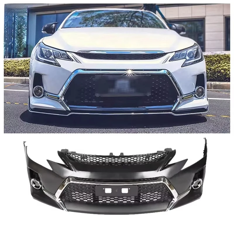 Factory Direct PP Plastic Body Kit Car Bumpers for Mark X Reiz 2010-2017 Upgrade Gs Style Front Rear Bumper Side Skirts