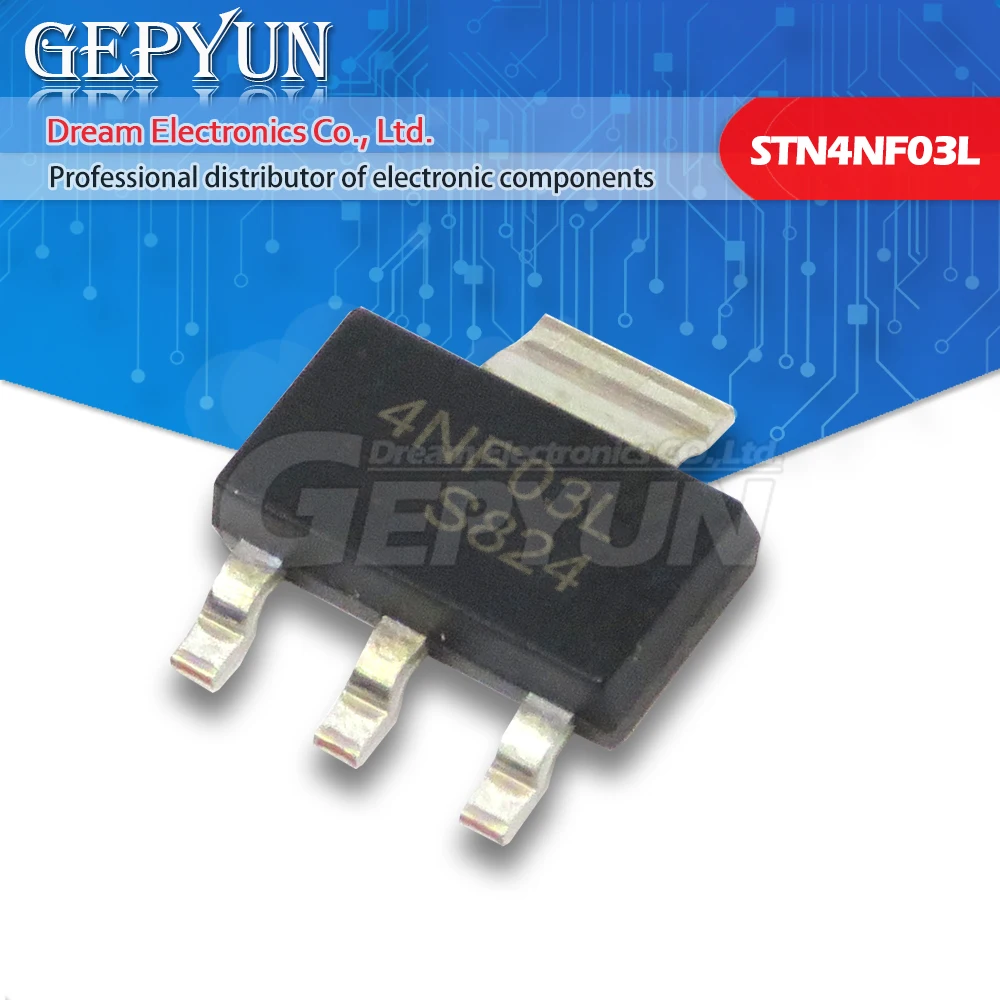10 stücke stn4nf03l sot223 n4nf03l sot-223 stn4nf03 sot 4 nf03l mos smd neues original