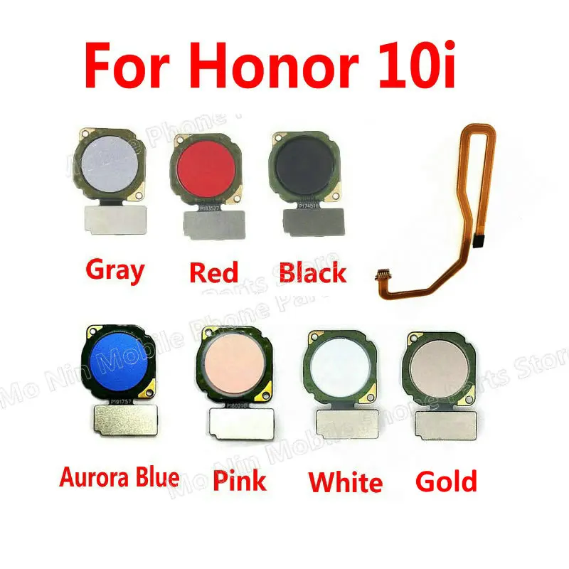 Touch ID Fingerprint Sensor Scanner Connector Home Return Button Key Flex Cable For Huawei Honor 10i