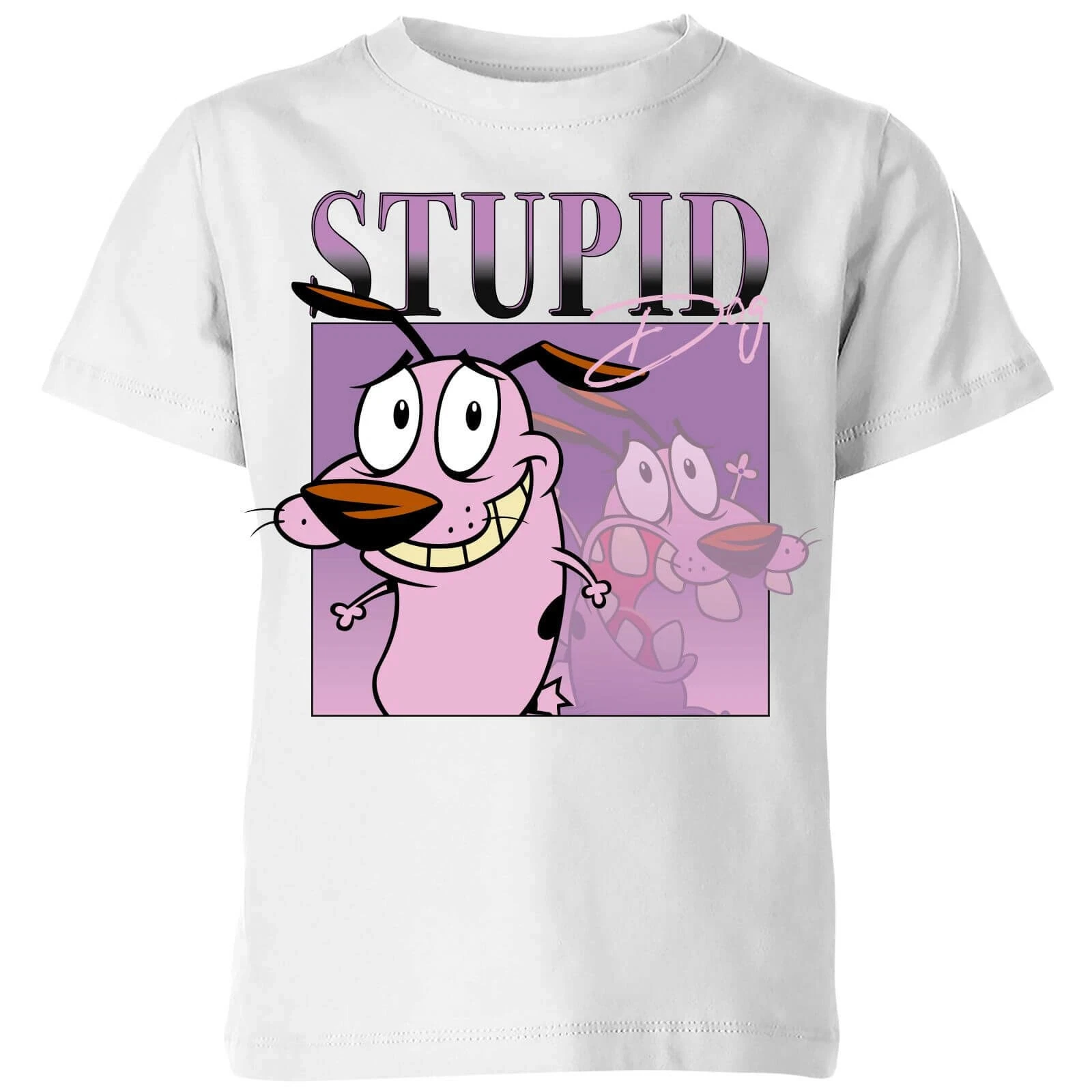T-shirt pour hommes et femmes, streetwear, Courage le chien lâche