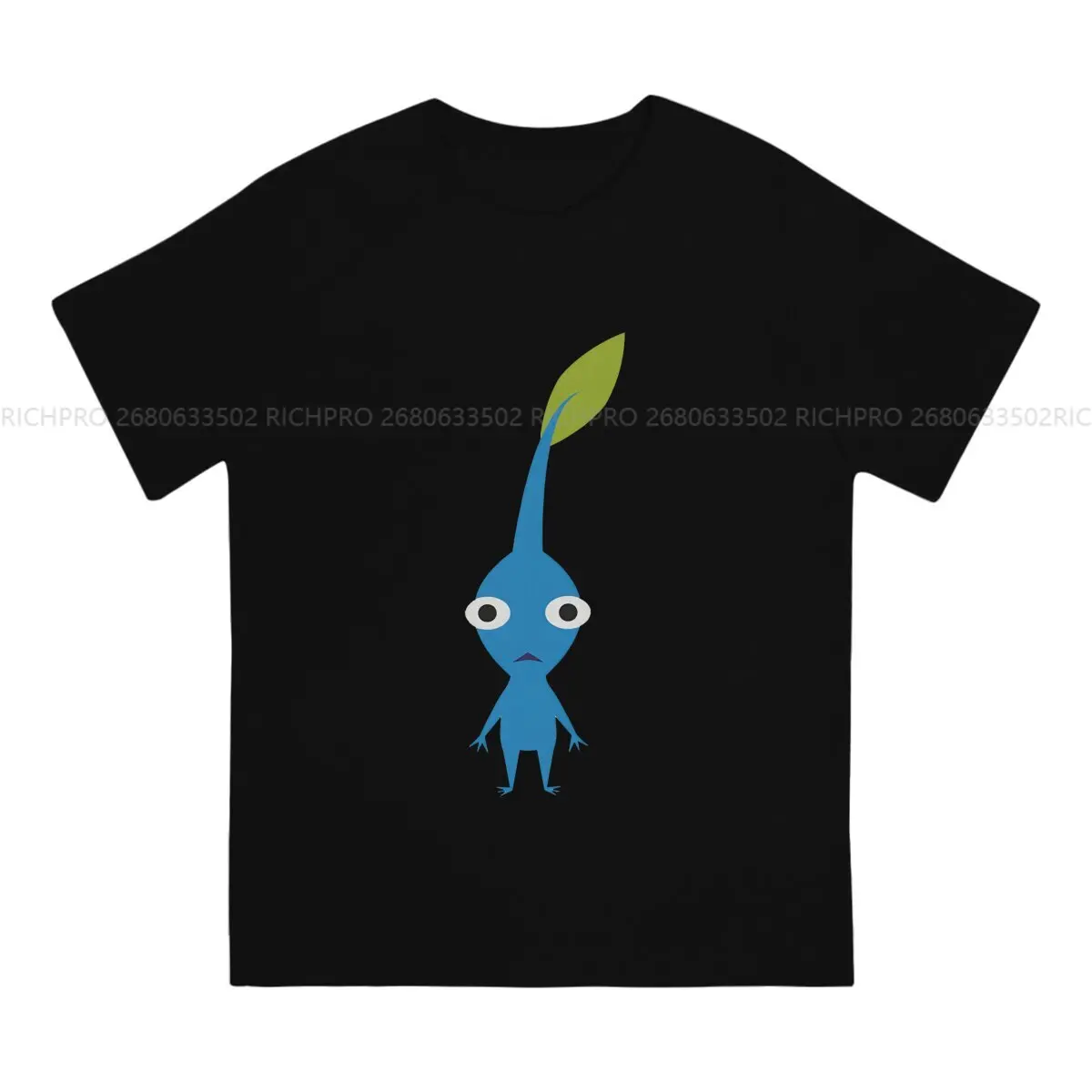 Blue Special TShirt Pikmins Game Casual Polyester T Shirt Summer Stuff For Adult