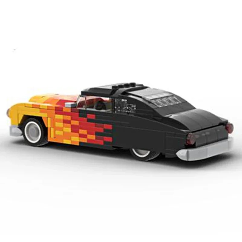 Moc Gebäude Ziegel Stadt Auto Modell Flamme Geschwindigkeit Champion Technologie Modulare Blöcke Geschenke Spielzeug Für Kinder DIY Sets Montage