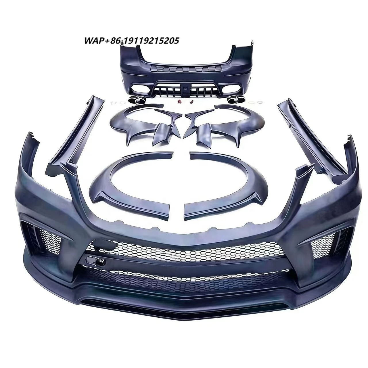 

Face-lift Body Kit for ML W166 ML350 ML400 ML63 Upgrade to Wide Body Kit With Front Bumper Rear Bumper