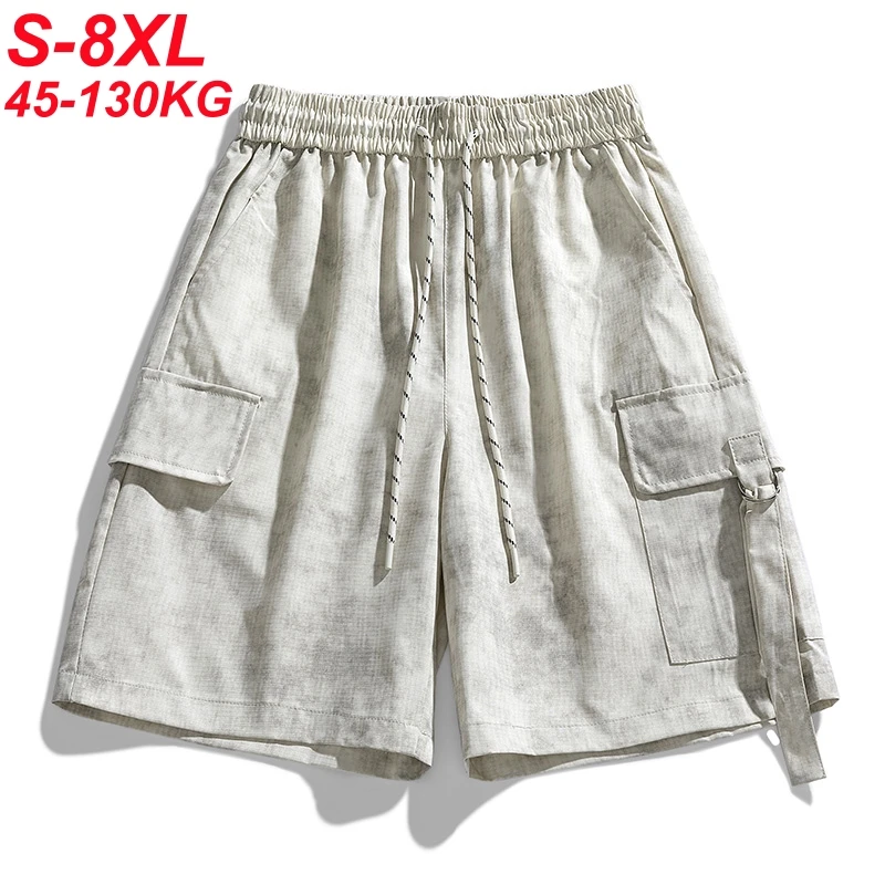 

Summer Plus Size 8xl 7xl Camouflage Cargo Shorts Men's High Street Loose Multi-pocket Vintage Twill Casual Shorts Men Clothing