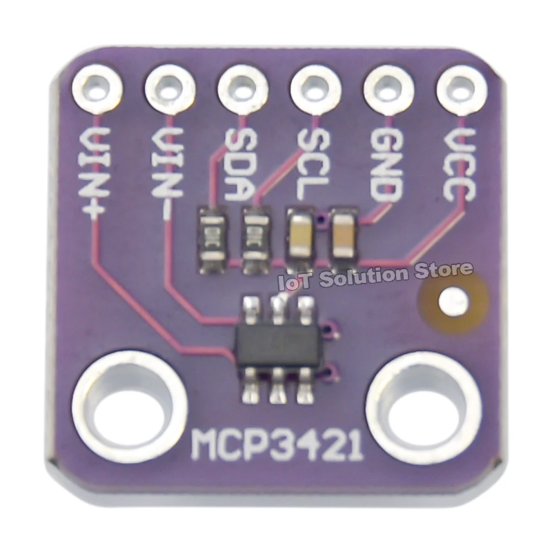 عالية الدقة أ و D محول ADC وحدة ، MCP3421