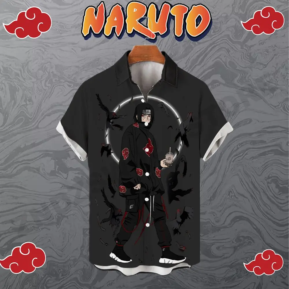 

Men's Clothing High Quality Naruto Shirts Y2k Shirt Tops Seaside Trip Anime Oversized 5XL Cool 2023 Streetwear Harajuku Fashion