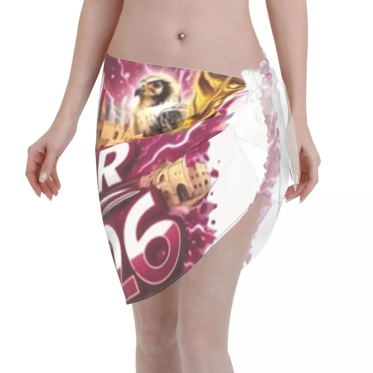 

Promotion Qatar Pride Women's Beach Wrap SkirtSwimming Pool Day Swim Wrap