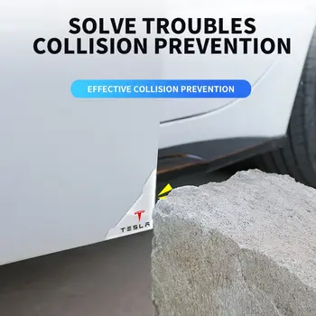 2 ks průhledných ochranných krytů rohů dveří automobilu pro Tesla Model S 3 XY Smart Fortwo Forfour 453 451 450 příslušenství 8 nejlepší prodej příslušenství Smart Fortwo - №3