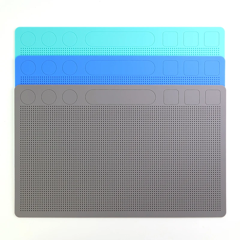 

TE-740 Film Professional Anti-slip Pad Silicone Pad Multi-Function LCD Screen Filming Mat Repair Work Mat
