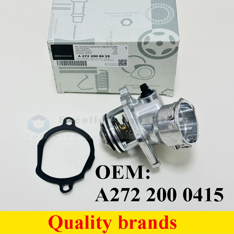 Coolant Thermostat 2722000415,2722000015 For Mercedes-Benz W211/W212/A207 E280,E300,E350,X204 GLK200,GLK350,W164 ML300,ML350