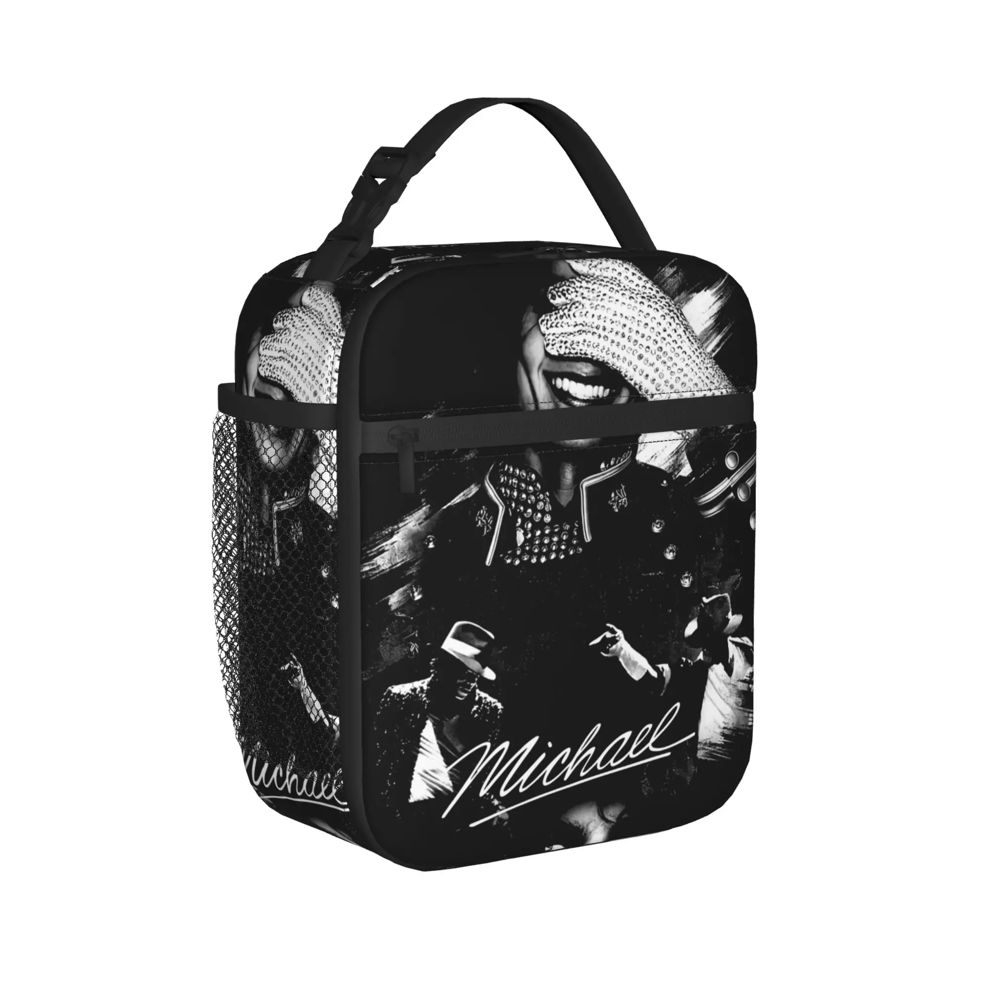 Michaels Jacksons Thermal Insulated Lunch Bags for School  Portable Food Container Bags Cooler Thermal Lunch Box