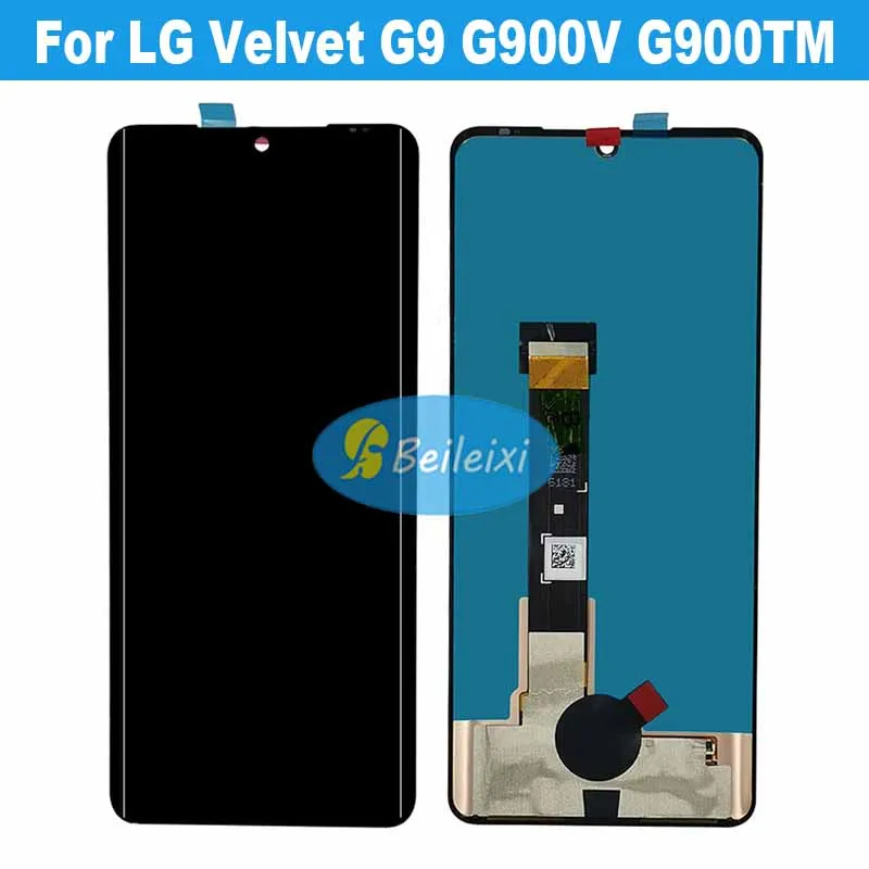 For LG G9 G900 G900TM G900EM LM-G900N G910EMW LCD Display Touch Screen Digitizer Assembly For Velvet 5G UW G900V