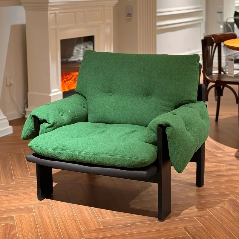 Retro Accent Arm Living Room Chairs Nordic Modern Relaxing Luxury Living Room Chairs Lounge Design Sillones Relax Furniture