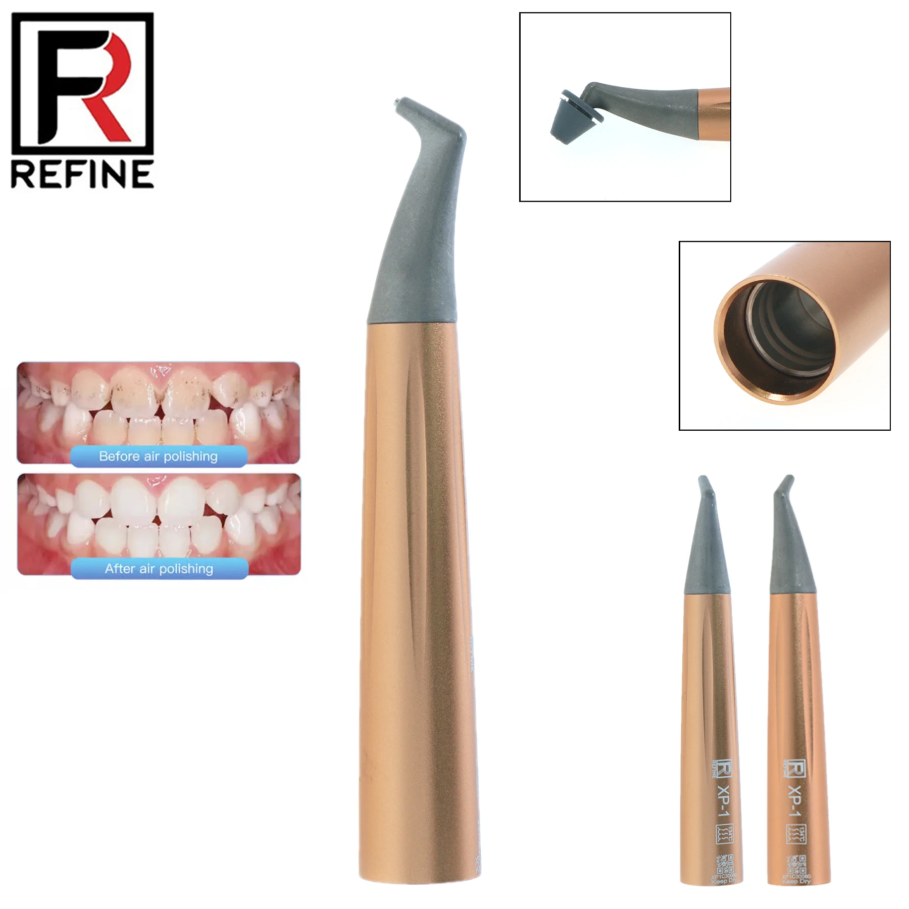 NSK Refine Dental Polisher Handpiece EMS AIR-FLOW Master Piezon Compatible with AIRFLOW ONE