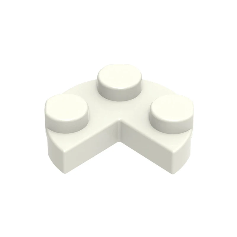 Moc 10 pçs parte tijolos 4032w especial 3/4 placa circular blocos de construção conjunto casa castelo partícula brinquedo diy crianças presentes aniversário