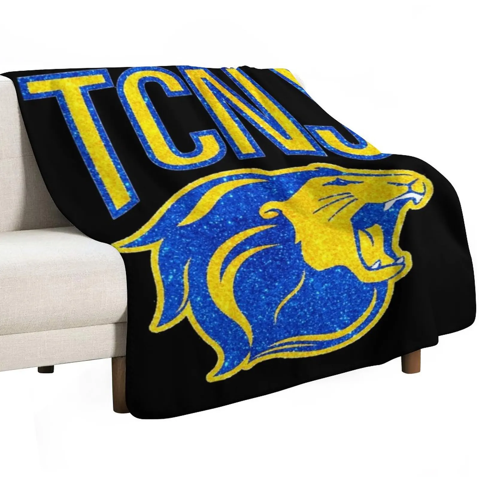 tcnj logo Throw Blanket Shaggy Tourist anime bed plaid For Decorative Sofa Giant Sofa Blankets
