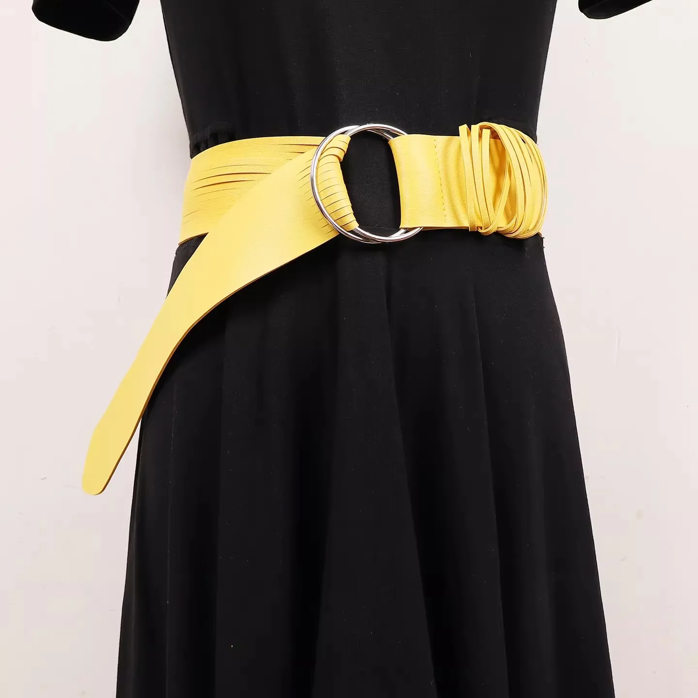 

Женские винтажные широкие пояса-кумербанды из искусственной кожи, корсеты для платьев, декоративные широкие ремни R1592