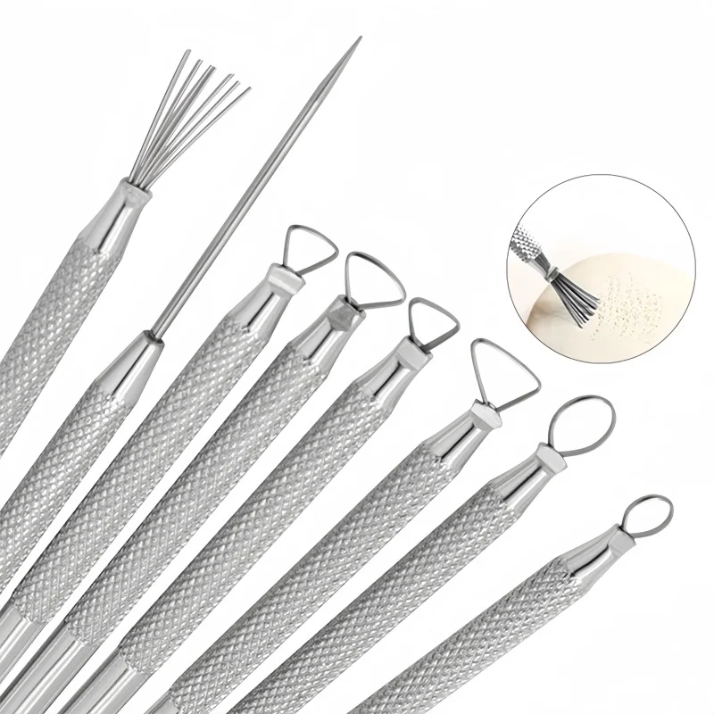 Ceramic repair tool Aluminum seven needle manual detail ceramic needle punch