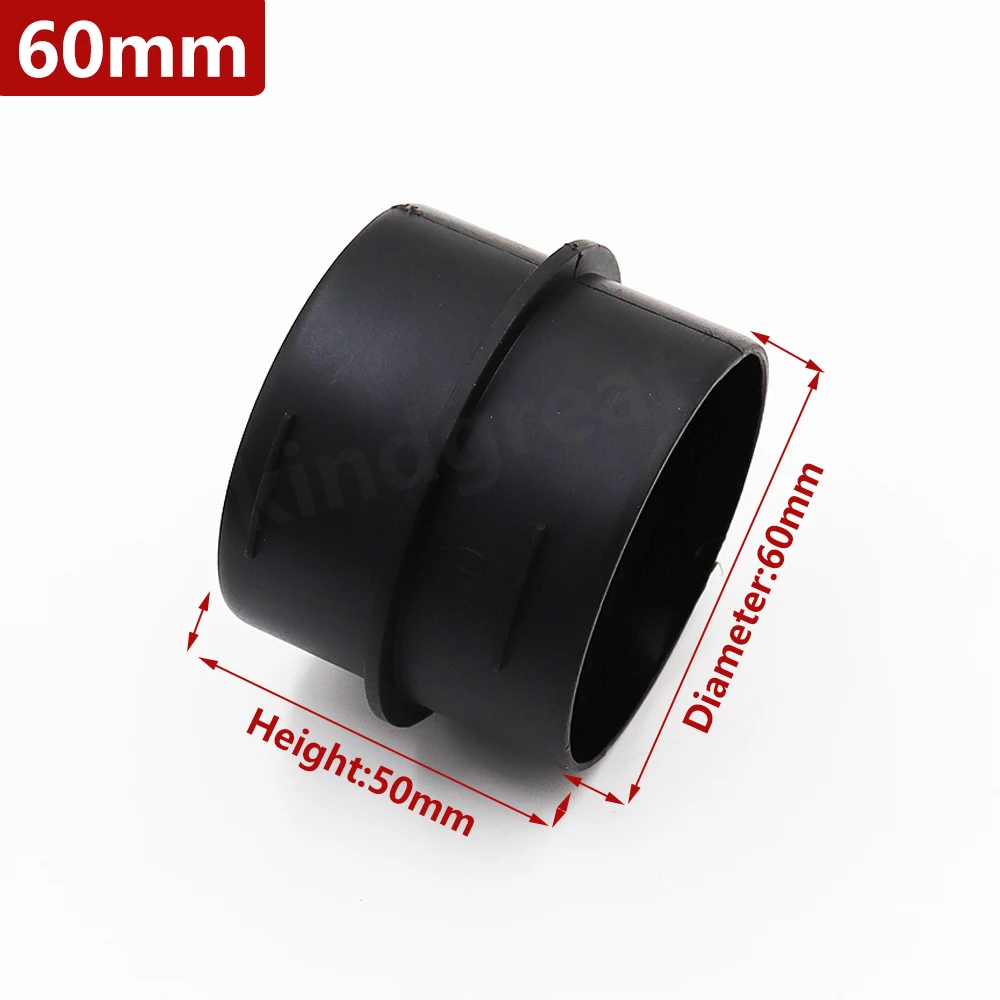 

60mm Car Truck Heater Ducting Pipe Joiner Air Diesel Parking Heater Hose Tube Connector For Webasto Eberspacher