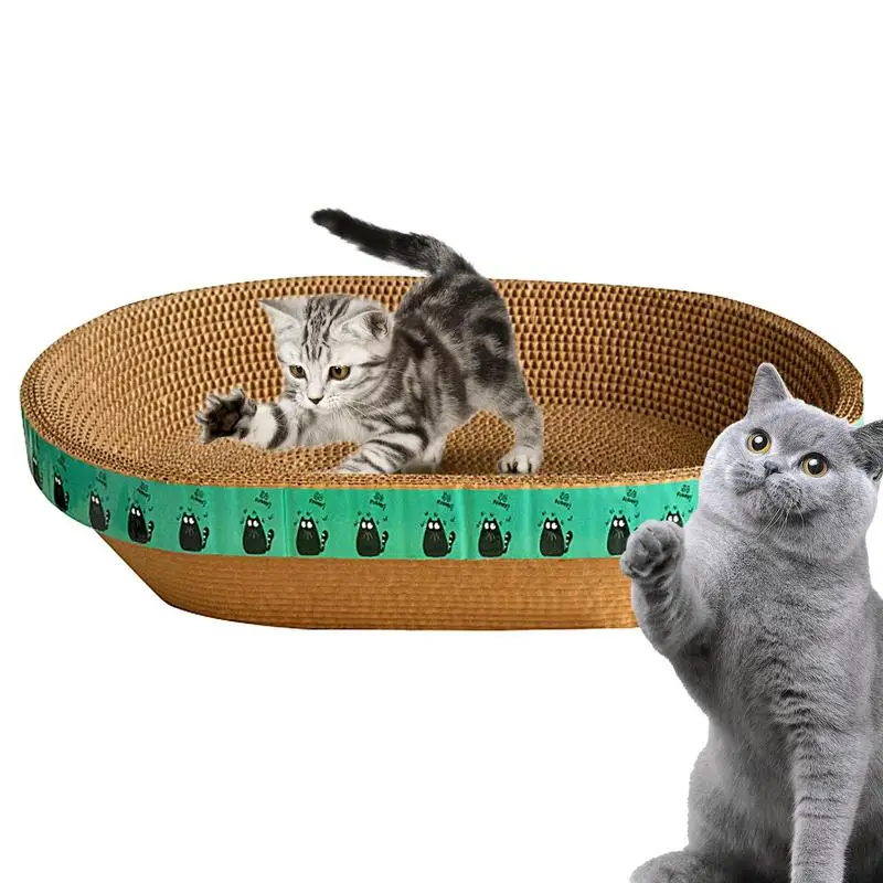 Cardboard Cat Scratchers portable Cat Scratch Bowl reuseable wear-resistant cat scratching basin furniture protecting scractcher