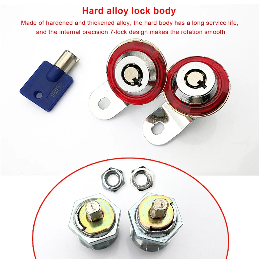 Universal Ade Game Lock Replacement Vending Machine Cabinet Latch Doll Machines Locks Upgrade Modified Spare Parts