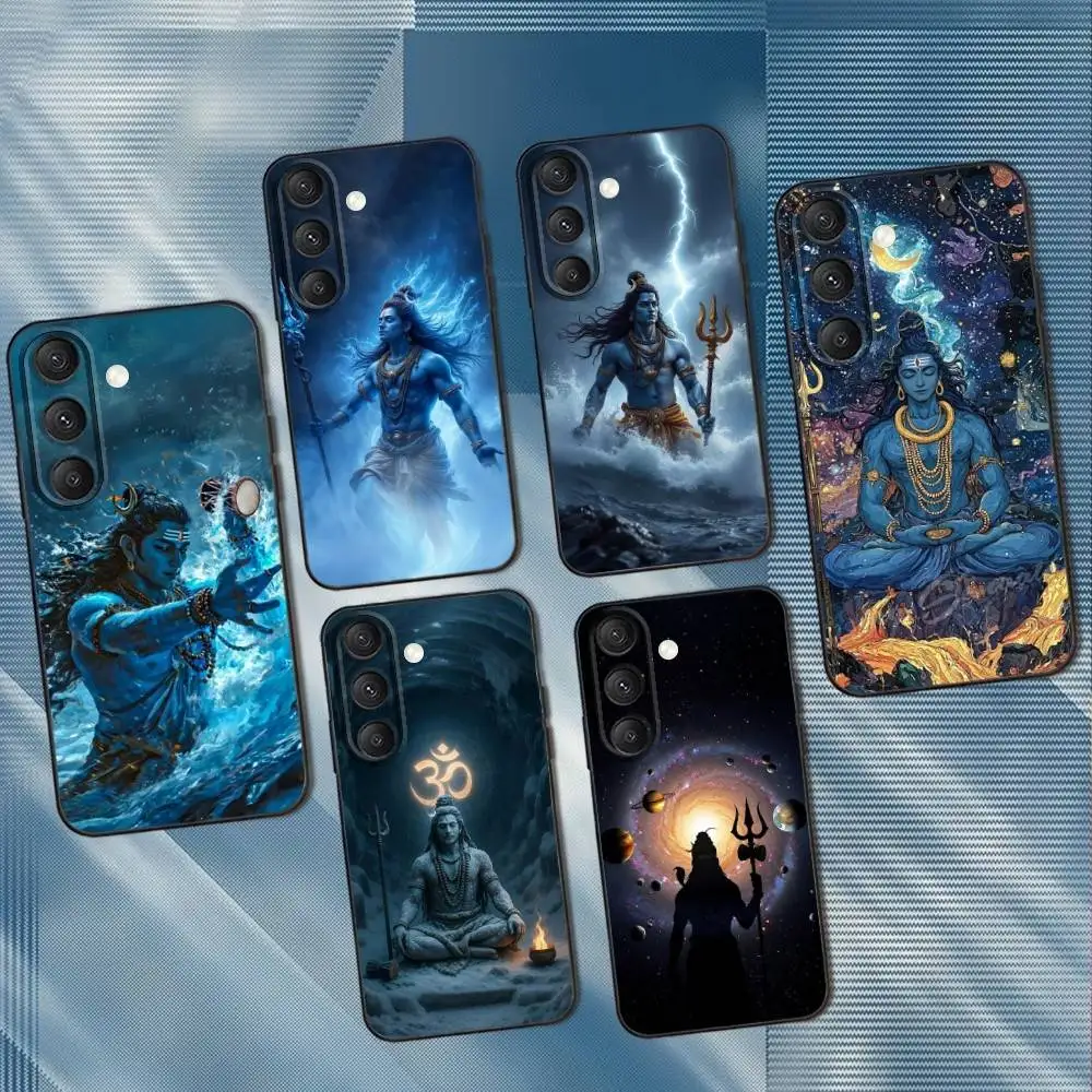 

Lord Shiva Mahadev Of India Phone Case For Samsung S25,S24,S23,S22,S21,S20,S10,Ultra,Plus,Lite,FE,Soft Silicone Black Cover