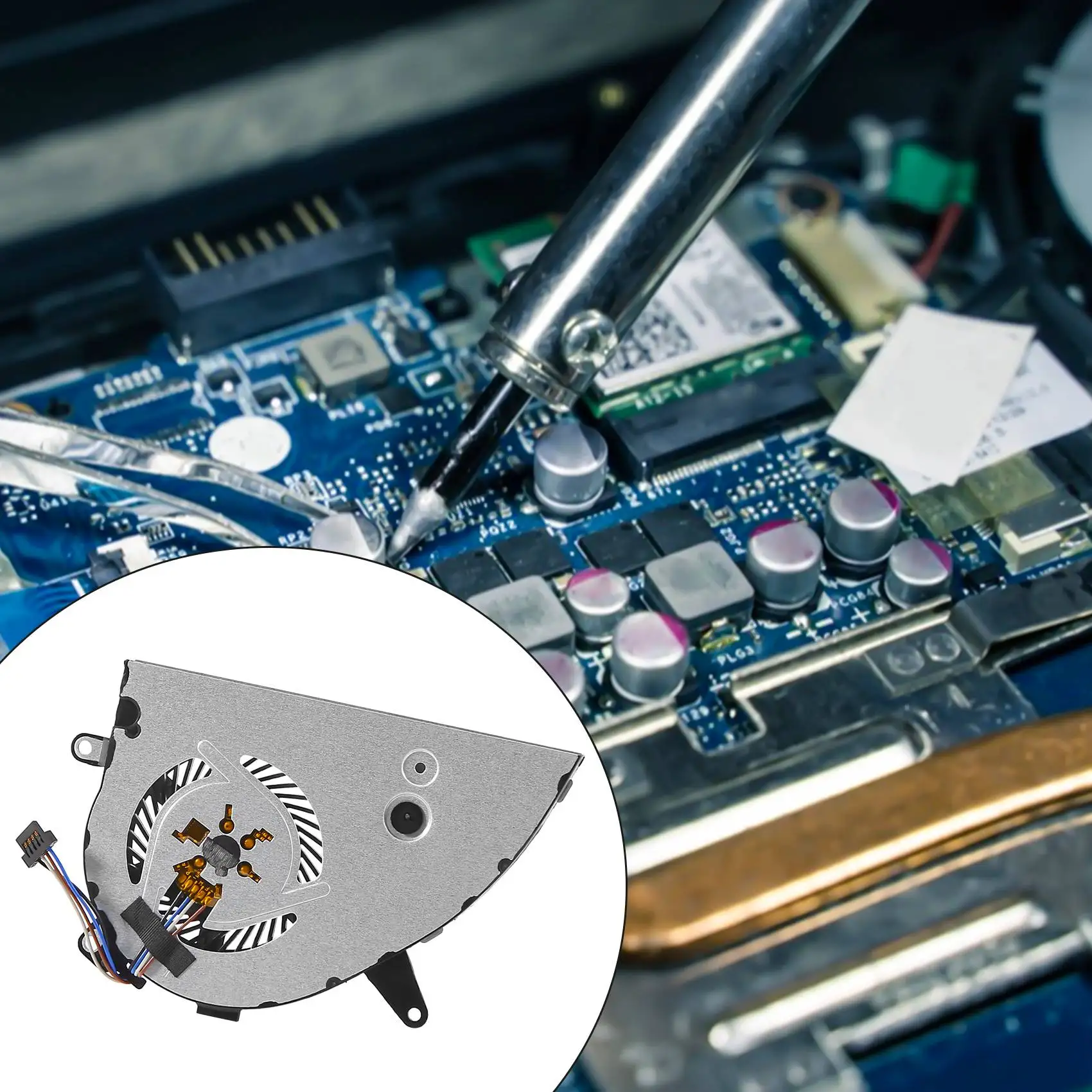 A41Z-Laptop CPU Cooling Fan For HP Pavilion 15-CW 15-CS CS0053 Laptop Cooling Fan L25584-001 TPN-Q210 NS85B00 17K24 20N28