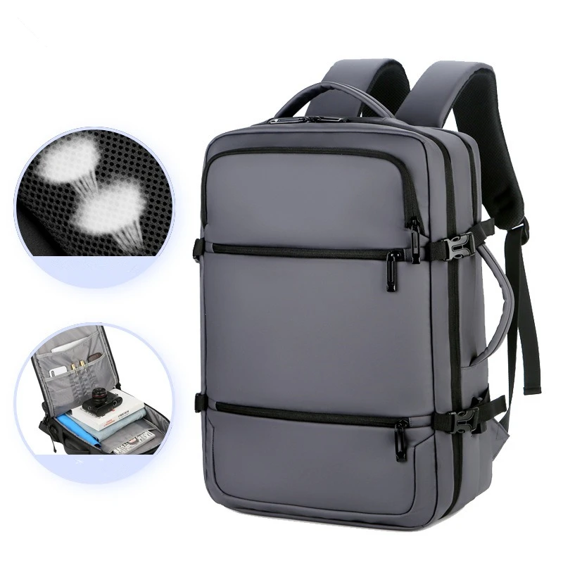 

Nesitu A4 большой емкости водонепроницаемый 14, 15,6 дюймов ноутбук мужской женский рюкзак школьный рюкзак походная дорожная сумка для альпинизма черный серый M2026