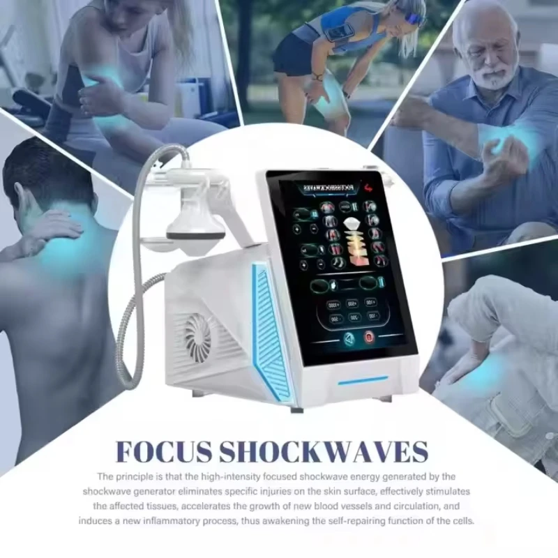 المهنية العلاج الطبيعي ضعف الانتصاب ESWT لتخفيف الآلام علاج الجسم تركز لينة آلة العلاج بالموجات الصدمية #3