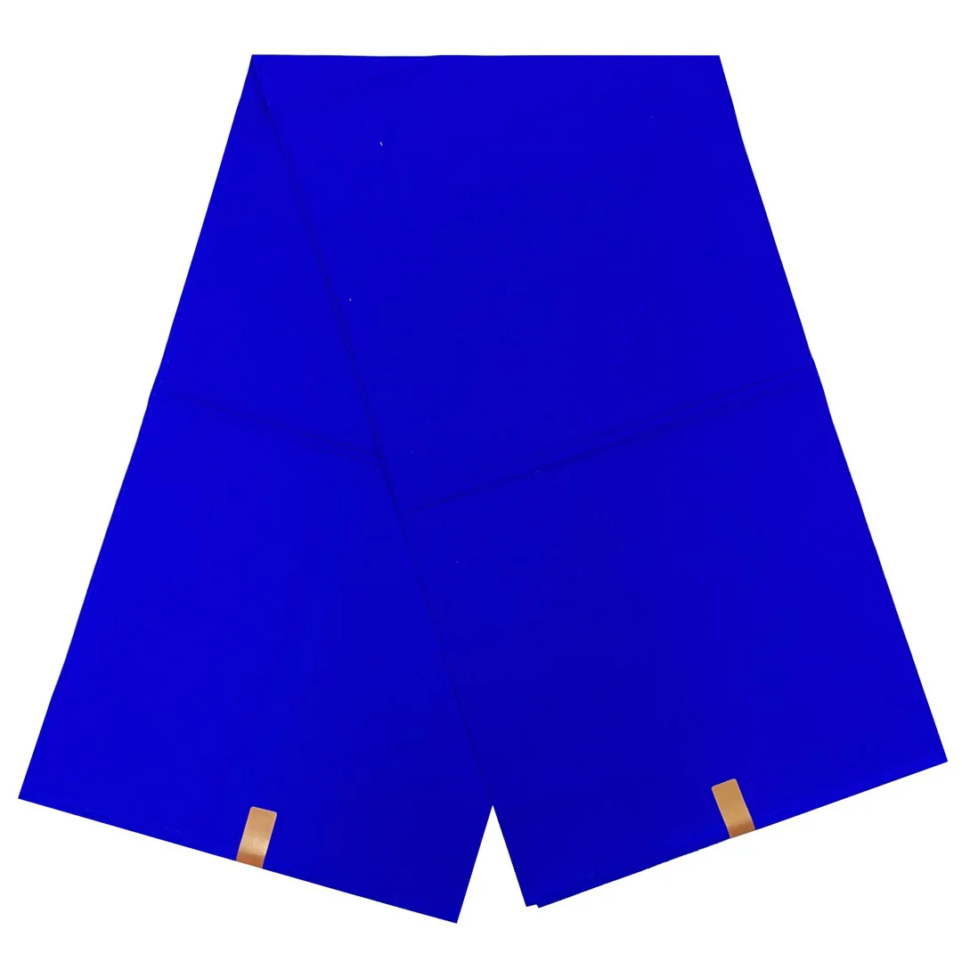 

(5 ярдов/шт.) 2025 новейшая африканская восковая хлопчатобумажная ткань высокого качества однотонная нигерийская вечерняя кружевная ткань для платья WXT001