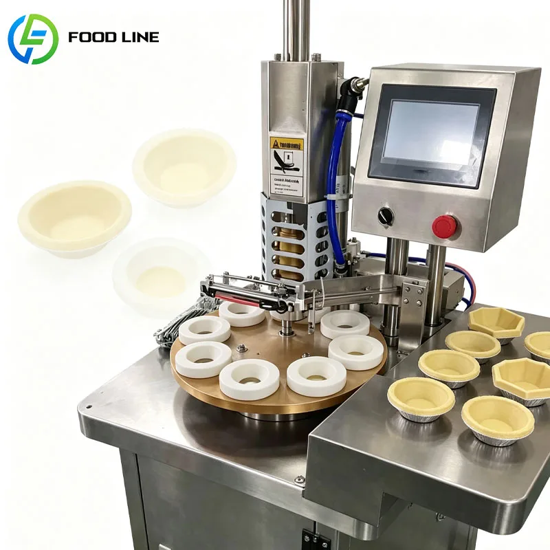 Tart Shell Machine Egg Tart Forming Machine Automatic Bakery Production Equipment Customized