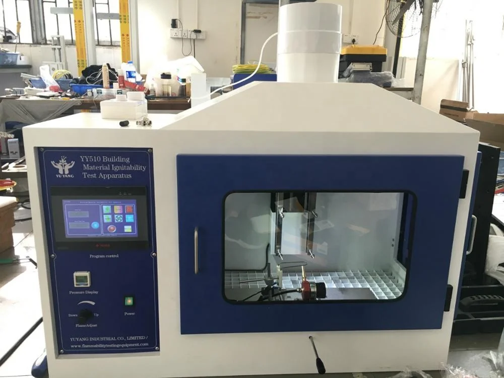 Single Flame Source Building Material Flammability Testing Equipment 220V Ignitability for Test with 1 Year Warranty