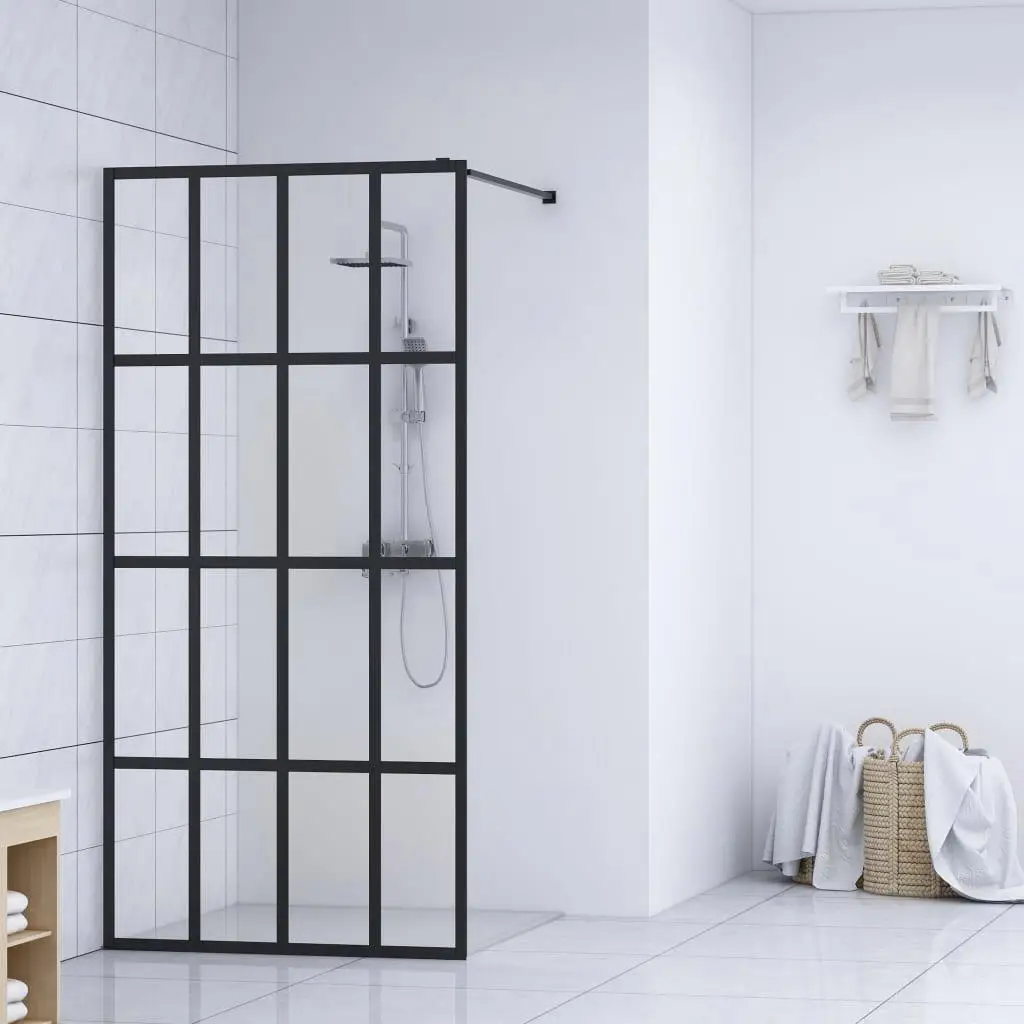 31.5x76.8 Clear Tempered Glass Walk-in Shower Screen - Stylish & Durable Shower Enclosure