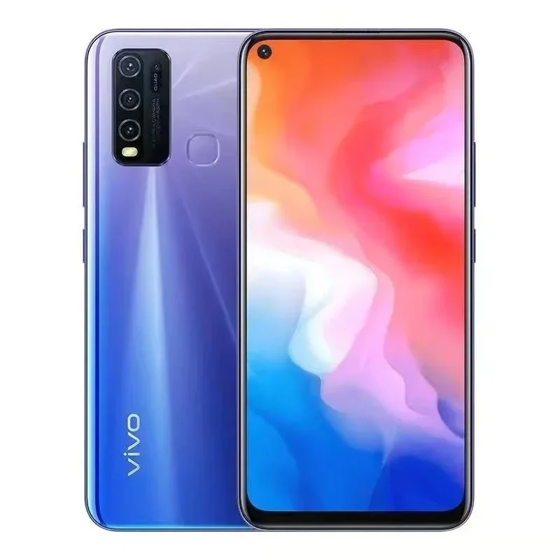 هاتف ذكي VIVO Y50 8GB 128GB 5000mAh 4G أصلي 6.51 بوصة 2340x1080px CPU Snapdragon 13MP + 16MP 4 كاميرات أندرويد