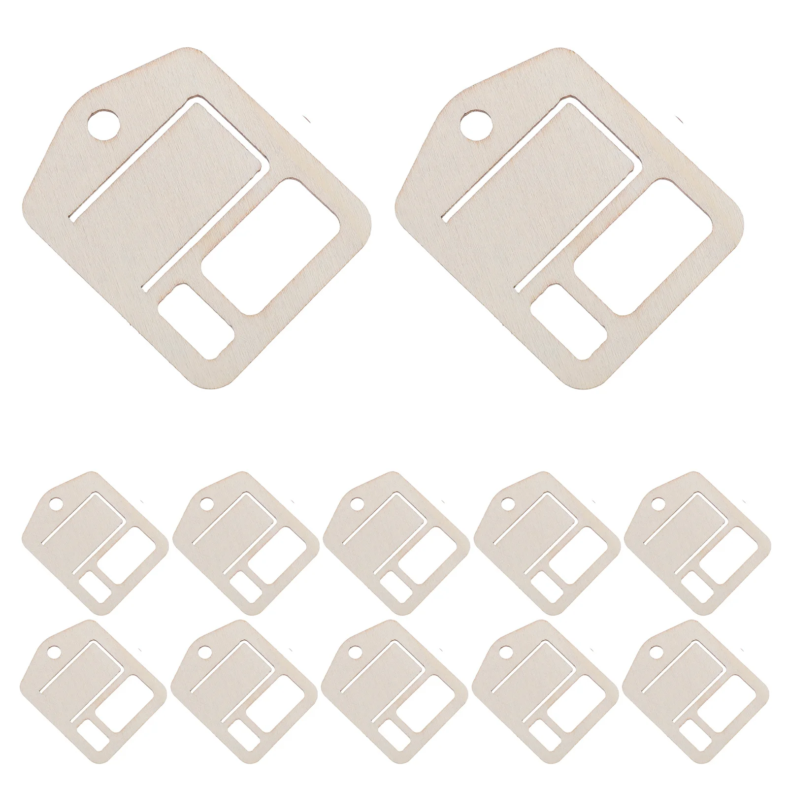 

100Pcs Embroidery Floss Organizer Wooden Cross Stitch Thread Bobbins Storage Sewing Floss Drop Craft Thread Winding Tool