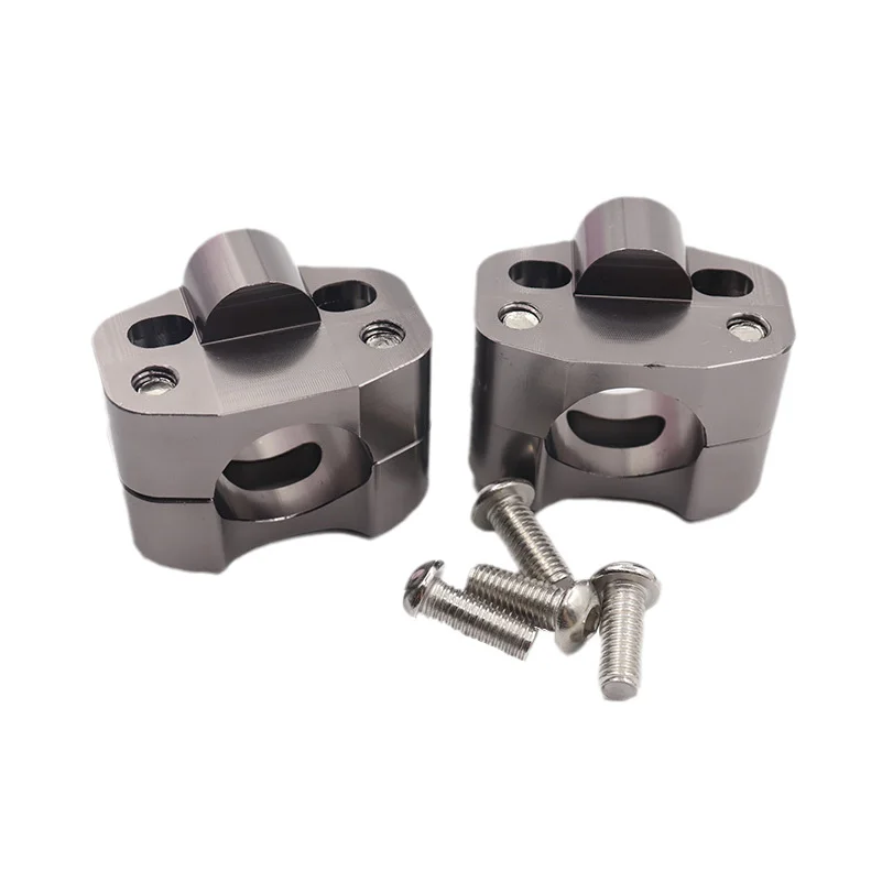 CNC Billet HandleBar Fat Bar Risers Mount Clamp Adaptor 22MM To 28MM For Pit Dirt Bike Racing Motorcycle Enduro Supermoto MX ATV view 6