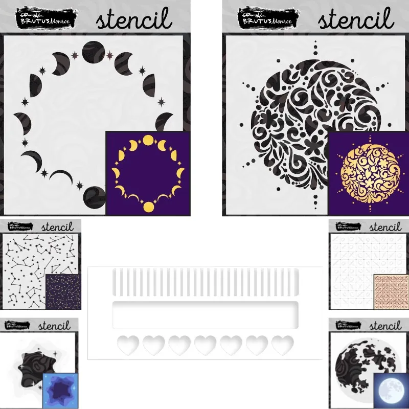 Plantilla de corte de metal Love Chess High Roller Full Moon Retro Shapes para manualidades, moldes de tira, láminas, papel de scrapbook, moldes de cuchilla para manualidades