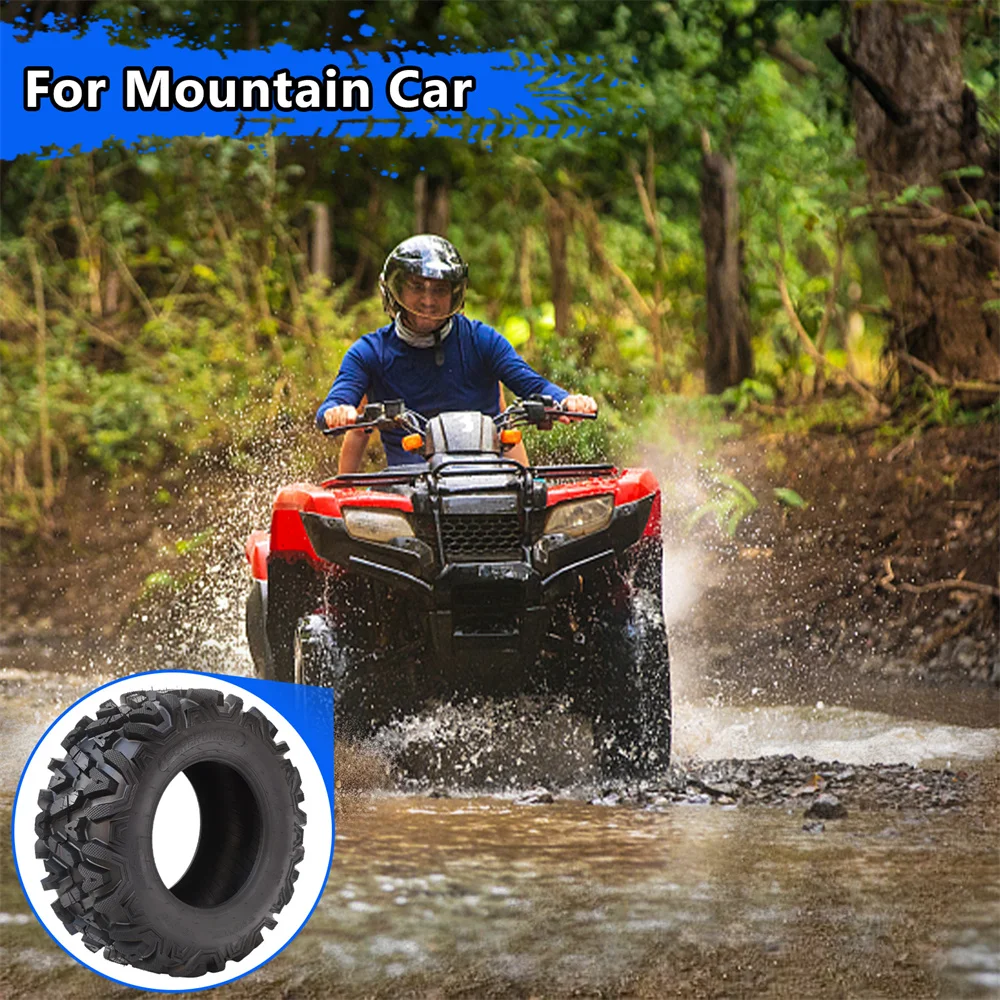 2Pcs ATV/UTV Tires Sand Off-Road Tires, AT26x11-14-6PR TL, All Terrain 20mm Tread Depth, ATV Tires, Tubeless