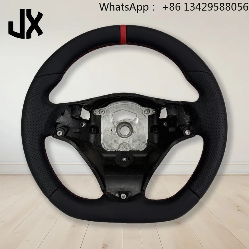 Custom Perforated Carbon Leather Steering Wheel for BMW Sports Red Fitting E46 E90 E38 E39 E83 E60 E70 E71 E72 E53 E89 E92