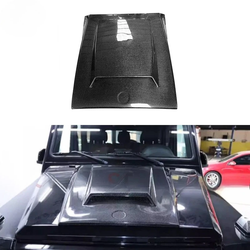 

Suitable For Mercedes-Benz G-Class W463 G63G500 G55 G350 Carbon Fiber Hood BS Hood Modification