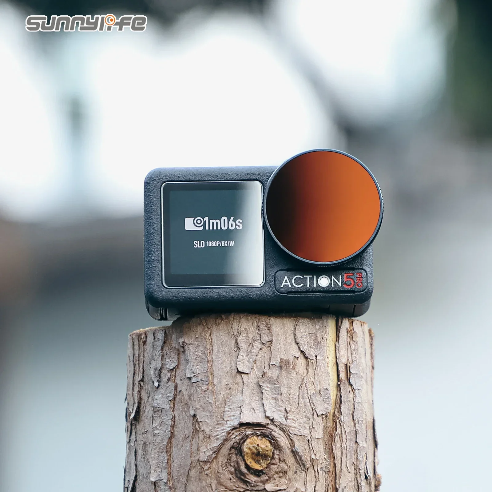 Sunnylife conjunto de filtros para dji ação 5 pro filtro cpl hd lente vidro óptico para dji osmo ação 5 pro/3/4 nd filtro acessórios