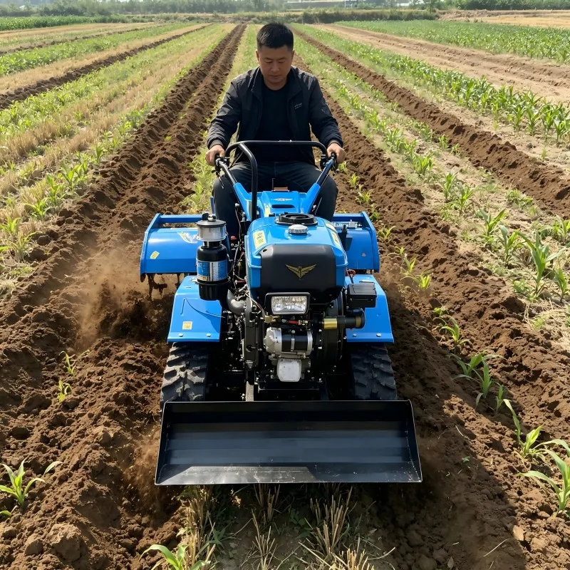 25/35/50HP Seat Type Tracked Tiller Wet & Dry Use Orchard Cultivation Machinery Wholesale
