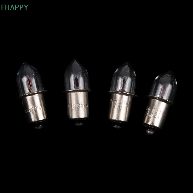 Bombillas Base P13.5S, linterna de estilo antiguo, 2,4 V, 3,6 V, 4,8 V, 6V, 7,2 V, 0,4a, 0,5a, 0,75a, bombillas de repuesto, antorchas, lámpara de trabajo